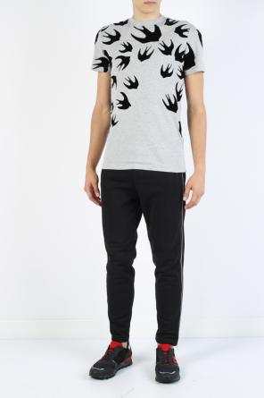 T-shirt with swallows, zdjęcie 2 T-shirt with swallows od McQ Alexander McQueen
